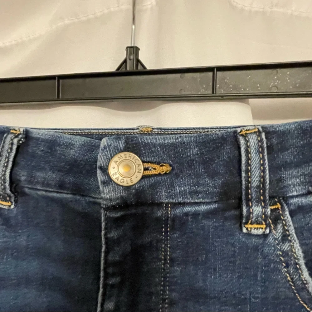 American Eagle Outfitters Blue Skinny Jeans with Stretch - Picture 2 of 5